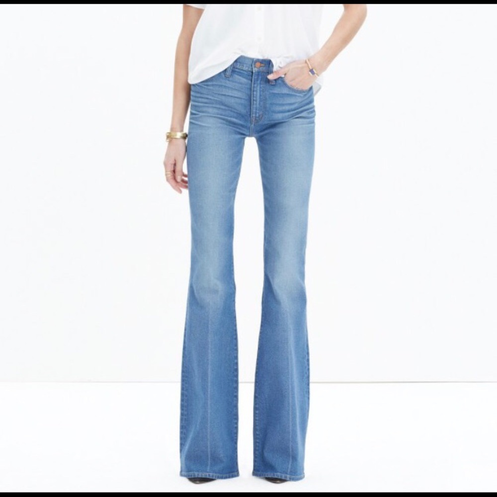 BNWT Madewell flea market flares